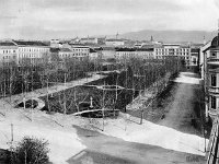 Zrinjevac, Trg Nikole Šubića Zrinskog, panorama 1891. godine